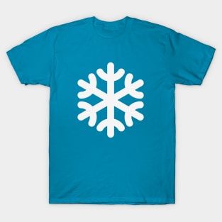 Snowflake / Copo De Nieve / Flocon De Neige / Schneeflocke / Fiocco Di Neve (White) T-Shirt